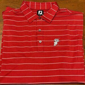 Red FootJoy Swinging Elephant Club Polo – Alabama Golf Booster Exclusive
